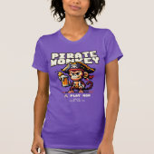 T-Shirt Singe Pirate de Jeu Vidéo (Devant)