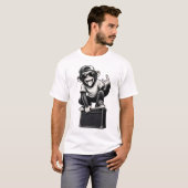 T-shirt Singe Rockstar Cool (Devant entier)