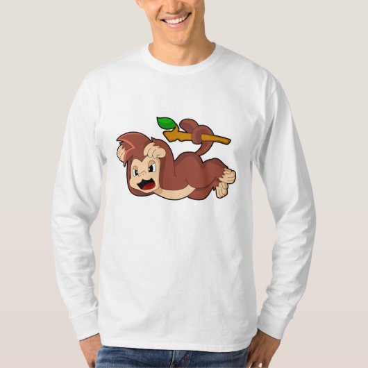 T-shirt Singe rugissant (Devant)