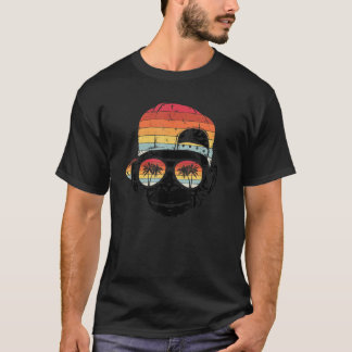 T-shirt Singe singe Vacances Lunettes de soleil Bonne hume