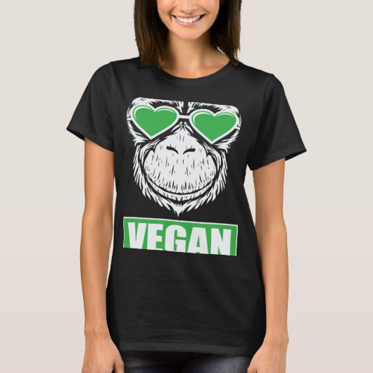 T-shirt Singe végane (Devant)