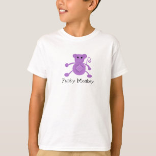 T-shirt Singe Violet Funky
