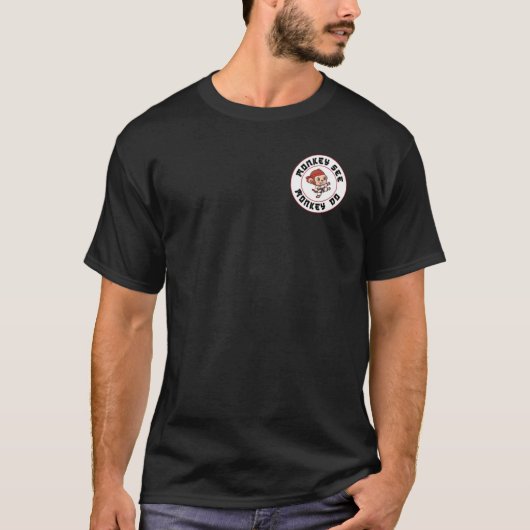 T-shirt Singe Voir Singe Do Karaté (Devant)