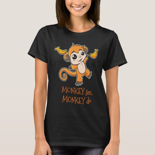 T-shirt Singe Voir Singe Do Zoo Animal Primate Zookeeper (Devant)