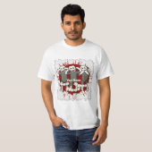 T-shirt Singes Chaussettes Ne Parle Pas Mal (Devant entier)