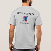 T-shirt Singes de données (Dos)