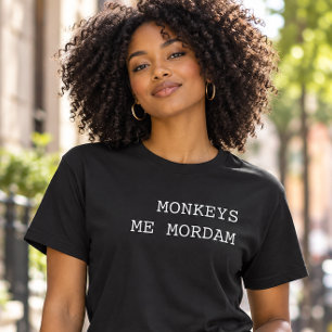 T-shirt Singes Me Mordent Drôle Portugais