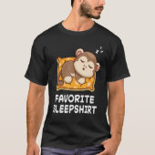 T-shirt Singes singes Nap Dormir Pyjama Pyjama N (Devant)