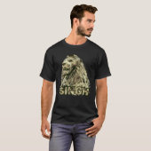 T-shirt Singh - lion majestueux (Devant entier)