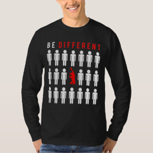 T-shirt Singin et Smilin : Vocalist - Be Different from Ot
