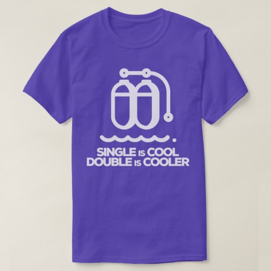 T-shirt Single Est Cool Double Est Glacière (Design devant)