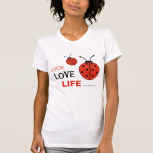 T-shirt Singulet de la vie d'amour de chance