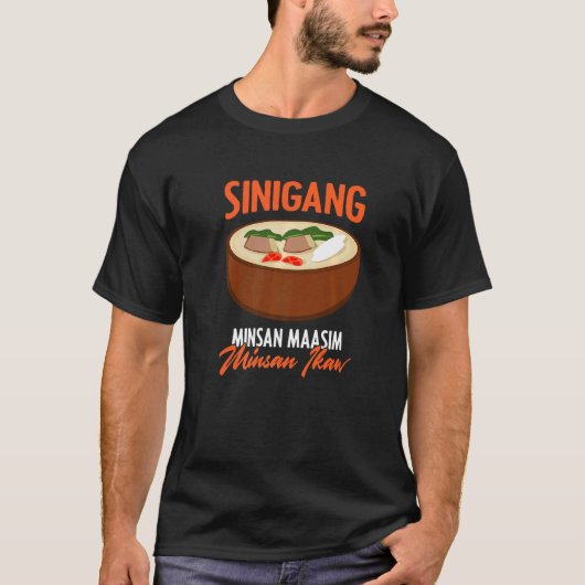 T-shirt Sinigang Maasim Pinoy Soupe Philippine Nourriture (Devant)