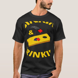 T-shirt Sinkin et Drinkin Cornhole sac de haricot de jeu s