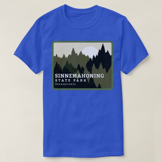 T-shirt Sinnemahoning State Park Pennsylvania Forest Sunri (Design devant)