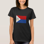 T-shirt Sint Maarten Flag (Devant)