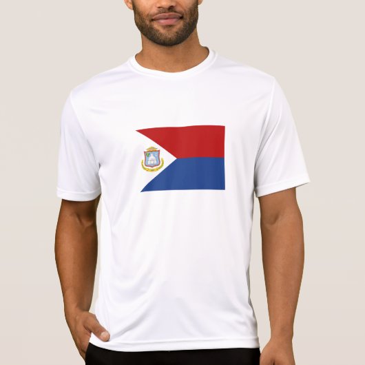 T-shirt Sint Maarten Flag (Devant)