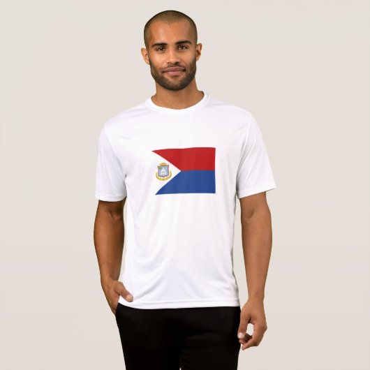 T-shirt Sint Maarten Flag (Devant entier)