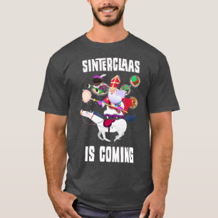 T-shirt Sinterklaas vient drôle tenue de Noël en cadeau