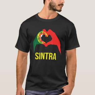 T-shirt Sintra Ville Portugaise Amour Drapeau Portugal