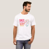T-shirt Sinus Dans Les Rues Tachy Dans Les Feuilles Cardio (Devant entier)