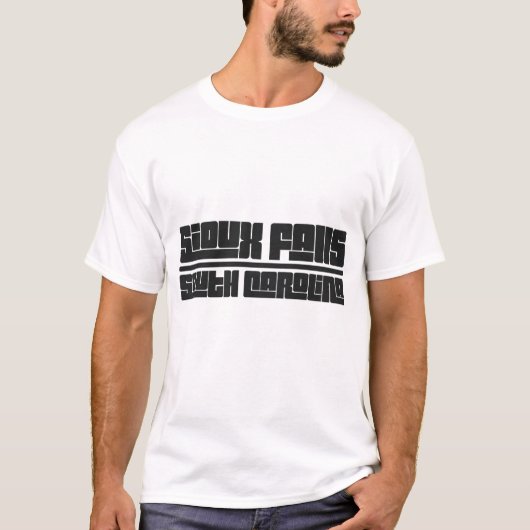 T-shirt Sioux Falls - Caroline du Sud (Devant)
