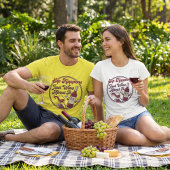 T-shirt Sip Happens Just Wine About It Funny Wine Pun
