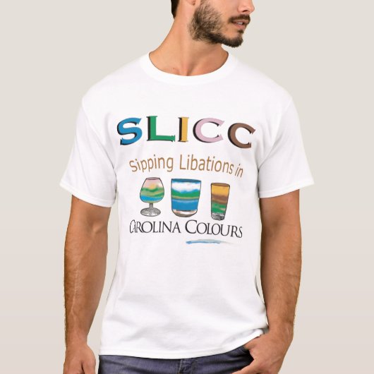 T-shirt Sipping Libérations dans les couleurs de Caroline (Devant)