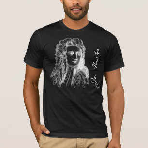T-shirt Sir Isaac Newton Portrait & Signature
