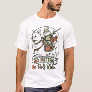 T-shirt Sir Mittens le cavalier du loup