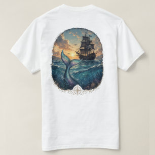 T-shirt Siren du coucher de soleil et ombre