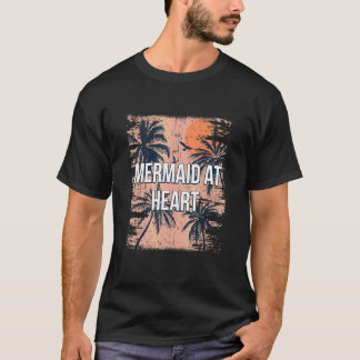 T-shirt Sirène au cœur de l'océan Plage de mer ambiance na