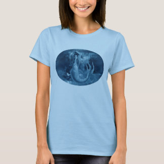 T-shirt Sirène bleue