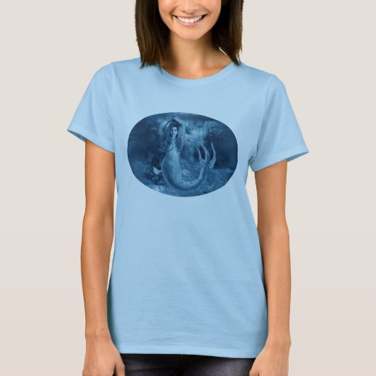 T-shirt Sirène bleue (Devant)