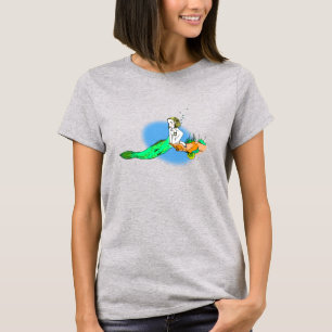 T-shirt Sirène blonde