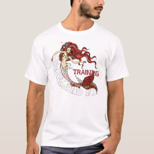 T-shirt Sirène dans la formation (roux)