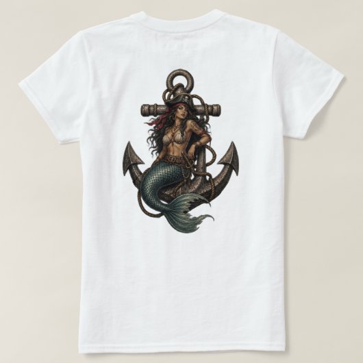 T-shirt Sirène de l'Ancre (Design dos)