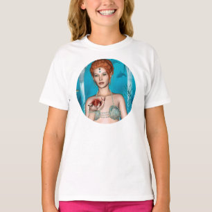 T-shirt Sirène de l'océan