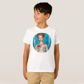 T-shirt Sirène de l'océan (Devant entier)