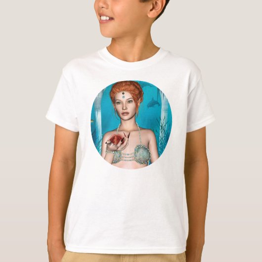 T-shirt Sirène de l'océan (Devant)