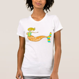 T-shirt Sirène d'île de Tybee, la Géorgie