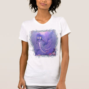 T-shirt Sirène d'océan violet