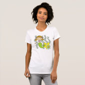 T-shirt Sirène d'une chevelure Brown (Devant entier)