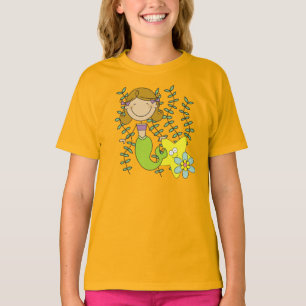 T-shirt Sirène d'une chevelure de Brown