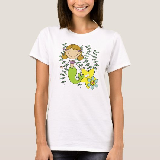 T-shirt Sirène d'une chevelure de Brown (Devant)