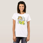 T-shirt Sirène d'une chevelure de Brown (Devant entier)