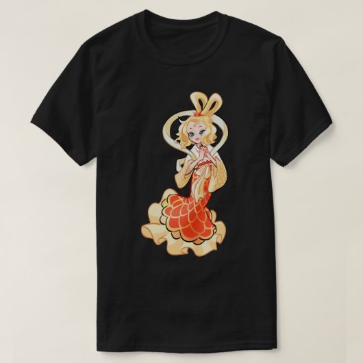 T-shirt Sirène d'une pièce - Reine Otohime (Design devant)