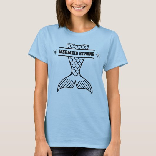 T-shirt Sirène forte (Devant)