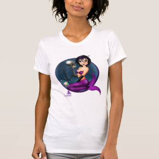 T-shirt Sirène gothique par Nicole en couleurs