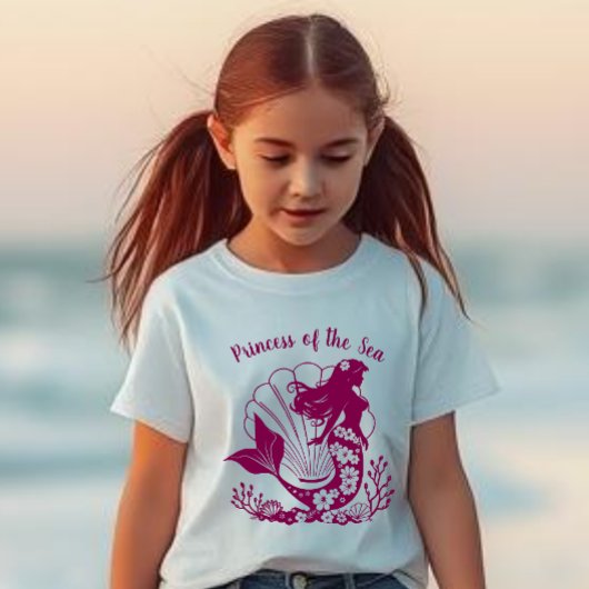 T-shirt Sirène hawaïenne-princesse de la mer